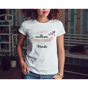 Cadeaux.com Tee shirt personnalise femme - Meilleure du monde