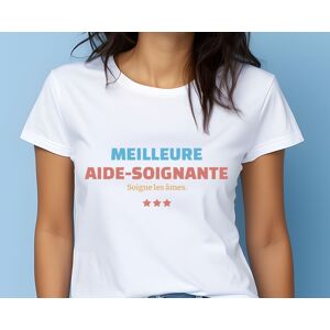 Cadeaux.com Tee shirt personnalise femme - Meilleure Aide-soignante