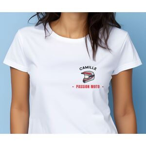 Cadeaux.com T-shirt femme personnalise - Passion Moto