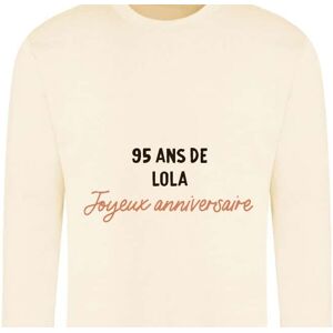 Cadeaux.com Sweat message personnalisable femme 95 ans