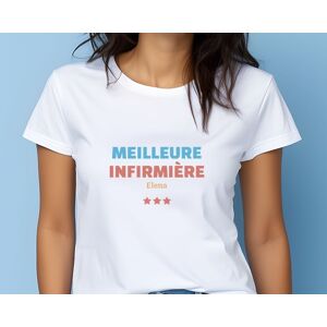 Cadeaux.com Tee shirt personnalise femme - Meilleure Infirmiere