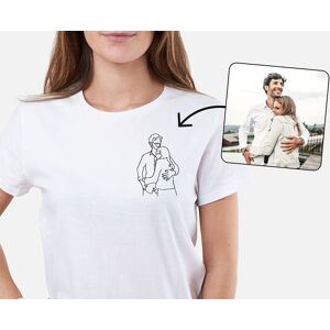 Cadeaux.com Tee shirt personnalisé femme - Brodé - Photo