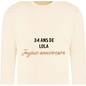 Cadeaux.com Sweat message personnalisable femme 34 ans