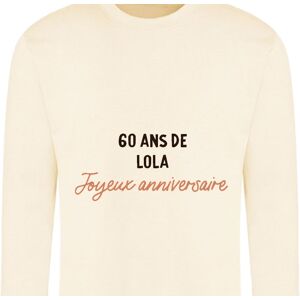 Cadeaux.com Sweat message personnalisable femme 60 ans