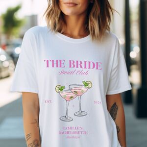 cadeauxfolies T-shirt personnalisé avec boisson et texte, Cadeau femme, Cadeau pour sa copine, Cadeaux soeur, Cadeaux maman, Cadeau romantique, Cadeau mariage - Publicité