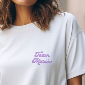 cadeauxfolies T-Shirt personnalisé Team - Publicité