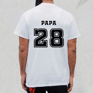 cadeauxfolies T-shirt personnalisé avec numéro et nom, Cadeau fête des Pères, Cadeaux papa - Publicité