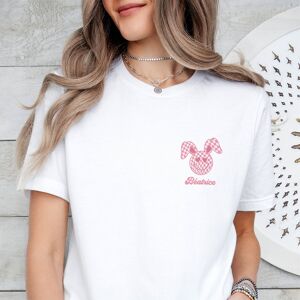 cadeauxfolies T-shirt personnalisé avec Bunny et nom, Cadeau femme, Cadeau pour sa copine, Cadeaux soeur, Cadeaux maman - Publicité