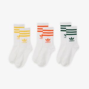 Adidas Originals Chaussettes X3 Crew Trefoil blanc/multicolore 35/38 femme