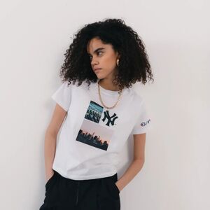 Champion Tee Shirt Yankees Ny blanc/multi m femme