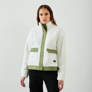 Vans Jacket Sherpa Full Zip beige/kaki xs femme