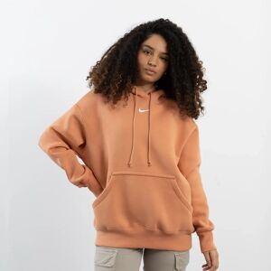 Nike Hoodie Phoenix Long Oversized orange xs femme - Publicité