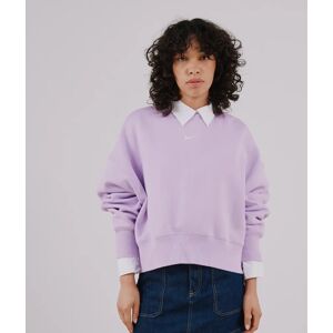 Nike Sweat Crew Phoenix Oversized lilas/blanc s femme