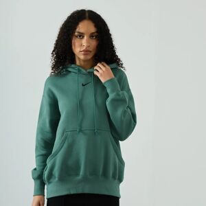 Nike Hoodie Phoenix Long Oversized vert/noir xs femme - Publicité