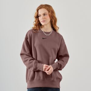 Nike Sweat Crew Phoenix Long Oversized marron xs femme