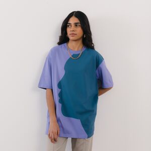 Jordan Tee Shirt Oversize Face violet m femme