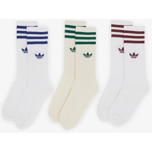 Adidas Originals Chaussettes X3 Crew Trefoil blanc/noir 35/38 femme