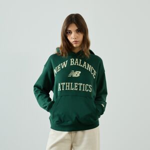 New Balance Hoodie Oversize Varsity vert xs femme