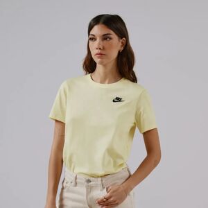 Nike Tee Shirt Club jaune/noir s femme