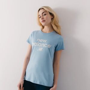 New Balance Tee Shirt Fit Graphic Essential bleu/blanc xs femme