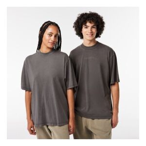 Lacoste unisex. TH3446_S0I T-shirt unisexe avec logo gris (S), Casuel, Coton, Manche courte - Publicité