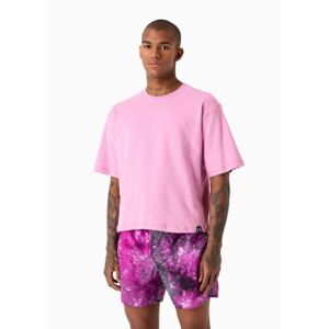 EA7 unisex. 3DUT03_PJUPZ T-shirt unisexe à capuchon rose (S), Casuel, Coton, Manche courte - Publicité