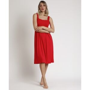 Admas pour femme. 19799-0-000306 Robe bustier rouge Dolly (XL), Casuel, Viscose, Sans manches / bretelles - Publicité