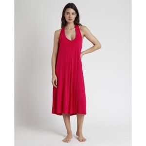 Admas pour femme. 19798-0-000253 Robe de nuit dos nu rouge (XL), Casuel, Viscose, Sans manches / bretelles - Publicité
