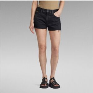 G-star pour femme. D24376-D291-A814 Short True Raw Edge noir (24), Casuel, Denim, Le coton biologique, Durable - Publicité