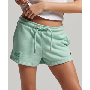 Superdry pour femme. W7110388A Short en maille avec logo Vintage brodé en vert (XL), Casuel, Coton, Durable - Publicité