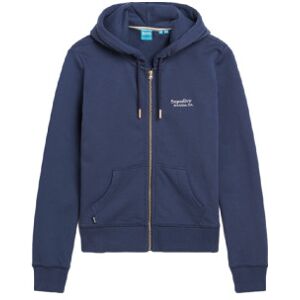 Superdry pour femme. W2012104A Sweat-shirt Essential Logo bleu (XS), Casuel, Coton - Publicité