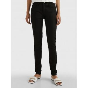 Tommy Hilfiger pour femme. WW0WW22051 Jean skinny Heritage noir (30/32), Casuel, Coton - Publicité