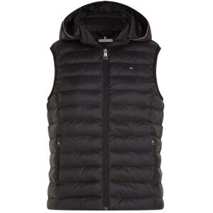 Tommy Hilfiger pour femme. WW0WW42051 Gilet Global noir (3XL), Casuel, Sans manches / bretelles, Polister recyclé, Durable - Publicité