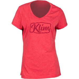 Klim Script T-Shirt dames Rouge taille : 2XL - Publicité