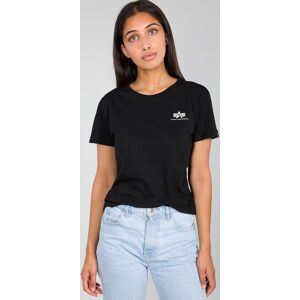 Alpha Industries Basic Small Logo T-shirt Dames Noir taille : XS - Publicité