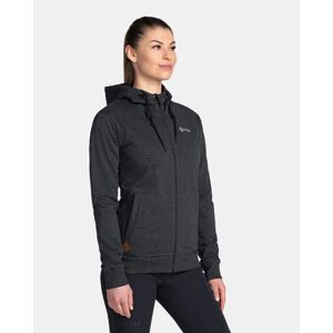 Sweat a capuche en coton pour femme Kilpi BERY-W Noir - 46 Noir 46 femme