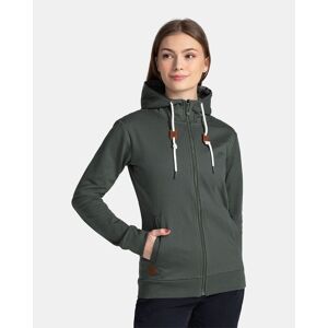 KILPI Sweat à capuche en coton pour femme Kilpi BERY-W Vert foncé - 40 Vert foncé 40 femme