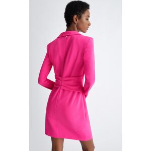 Robe Rose À Revers Fuchsia 42 female