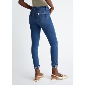 LIUJO Jean Skinny Avec Revers Denim Bleu Foncé 26 female - Publicité