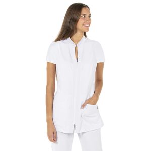 DYNEKE Blouse Infirmière Femme en Microfibre Col Mao