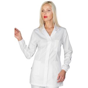 ISACCO Tunique Femme Atene Pol/Cot Blanc 65 % Polyester 35 % coton