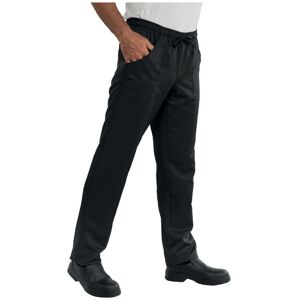 ISACCO Pantalon de cuisine à ceinture élastique et tissu microfibre Superdry