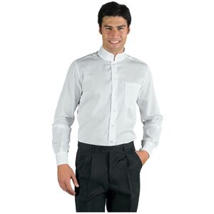 ISACCO Chemise Unisexe Manches longues Dublino Blanc