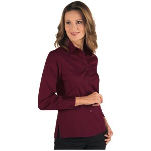 ISACCO Chemise Femme Manches Longues Kyoto Bordeaux