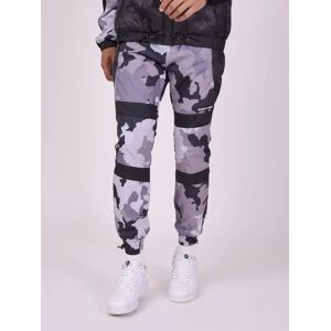 Project X Paris Bas de jogging camouflage matelassage rond - Couleur - Noir, Taille - S - Publicité