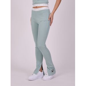 Project X Paris Pantalon flare ourlet fendu - Couleur - Turquoise, Taille - M