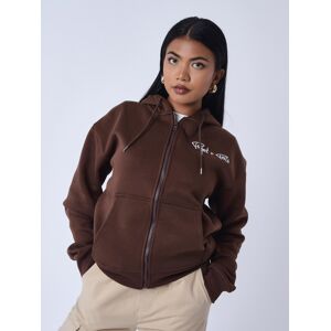 Project X Paris Veste zippée femme Essentials Project X Paris - Couleur - Marron, Taille - S