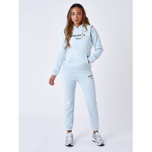 Project X Paris Sweat a capuche brode - Couleur - Ice blue, Taille - S