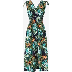 Stand-prive.com Robe longue élastiquée imprimé tropical