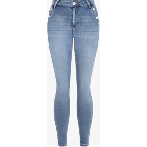 Stand-prive.com Jean skinny taille haute poches boutonnées